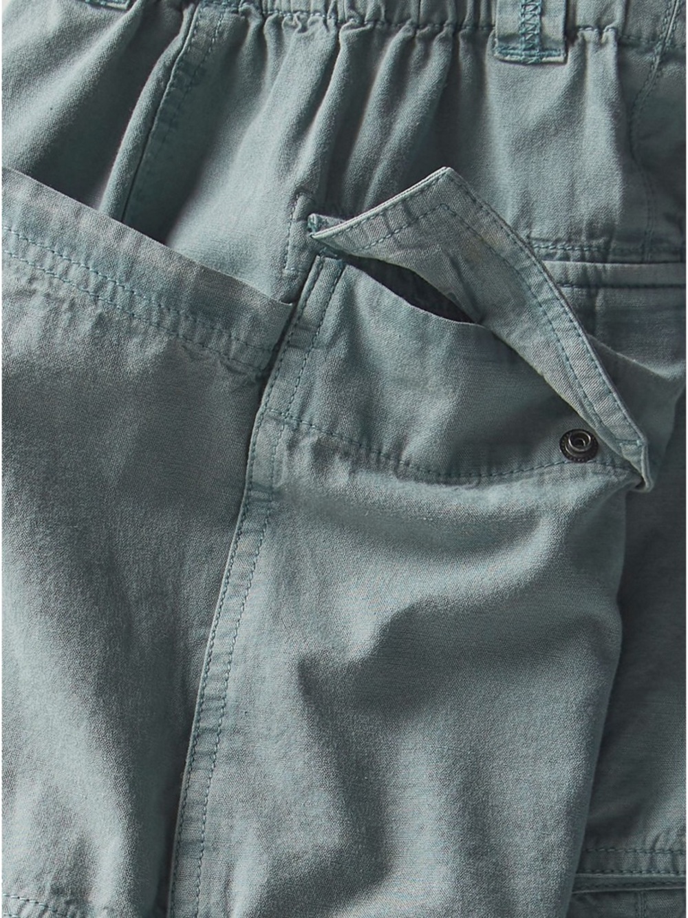 Free peopleLight Green Wide Cargo pants - Picture 8 of 12